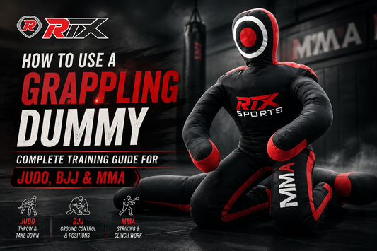Grappling dummy training guide for Judo, BJJ, and MMA