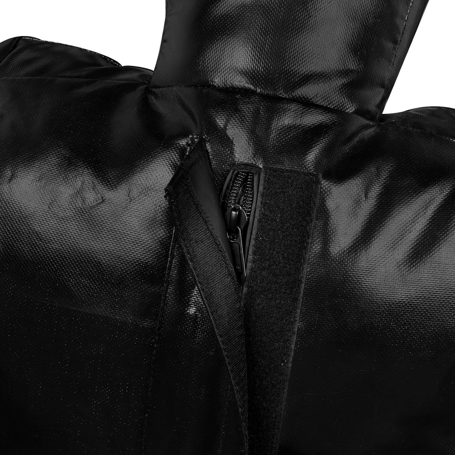 180cm Vinyl Unfilled Sitting Grappling Dummy - Full Black for BJJ, MMA, Judo