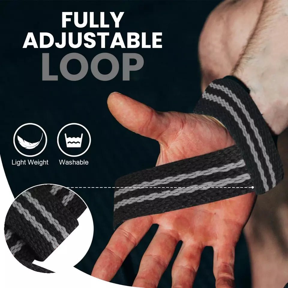 RTX Sports Weightlifting Straps| Wrist Support | Non - Slip Grip | Fitness
