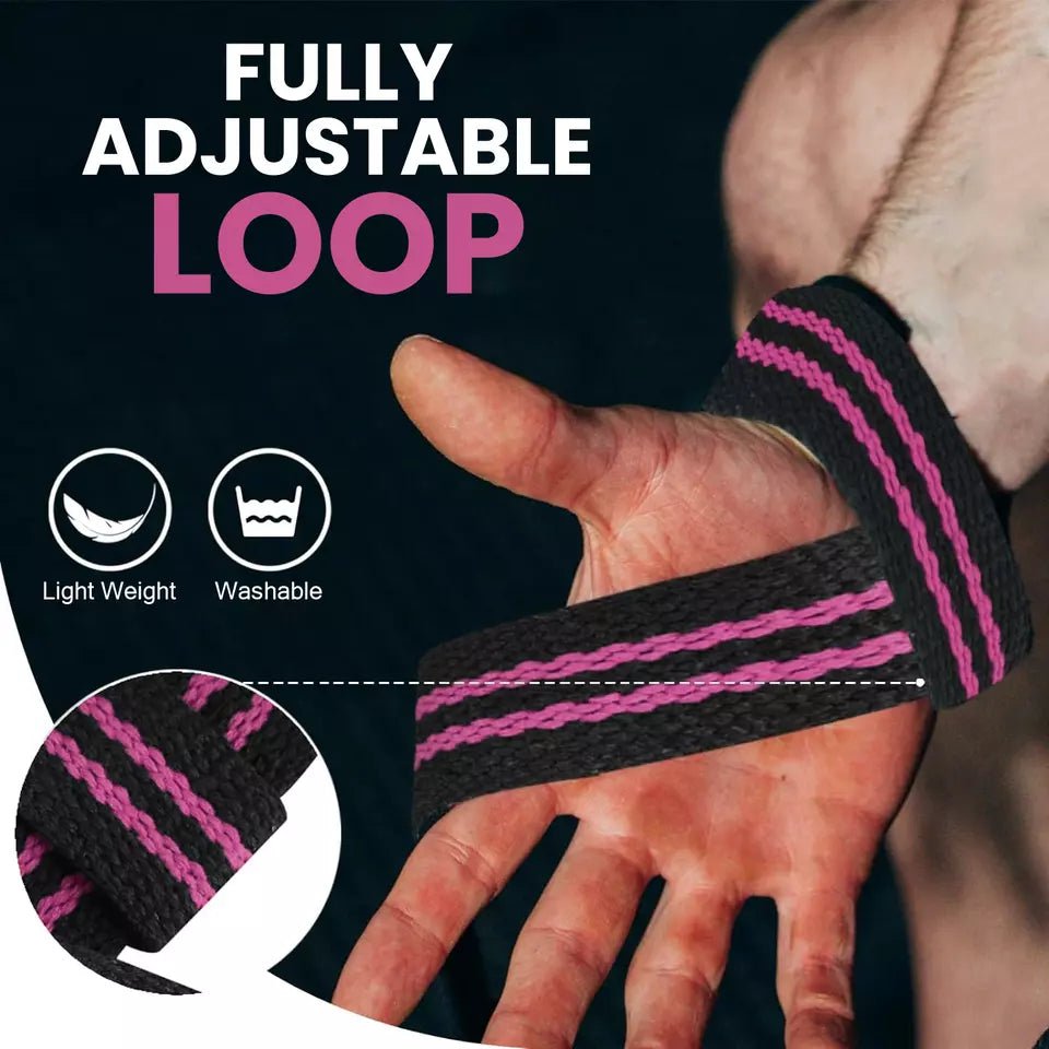 RTX Sports Weightlifting Straps| Wrist Support | Non - Slip Grip | Fitness