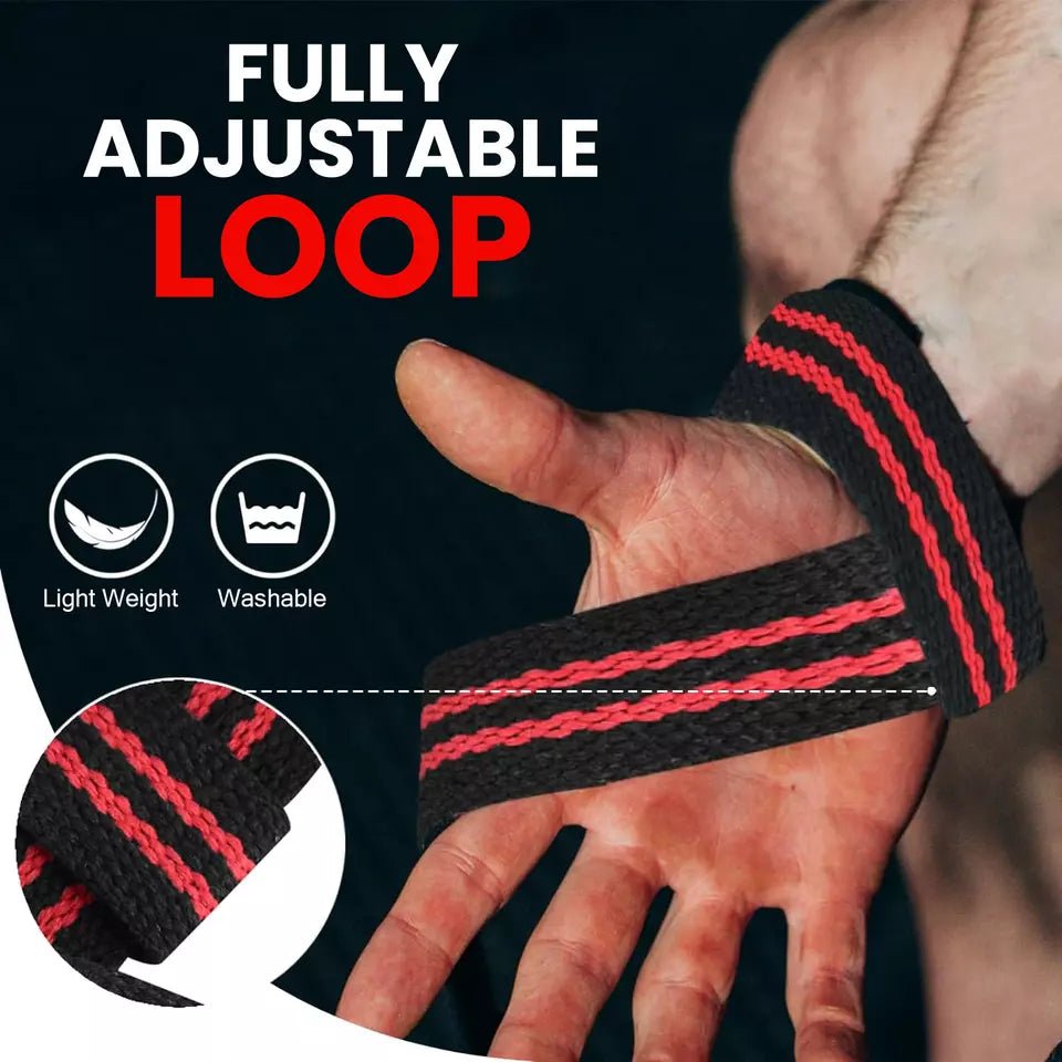 RTX Sports Weightlifting Straps| Wrist Support | Non - Slip Grip | Fitness