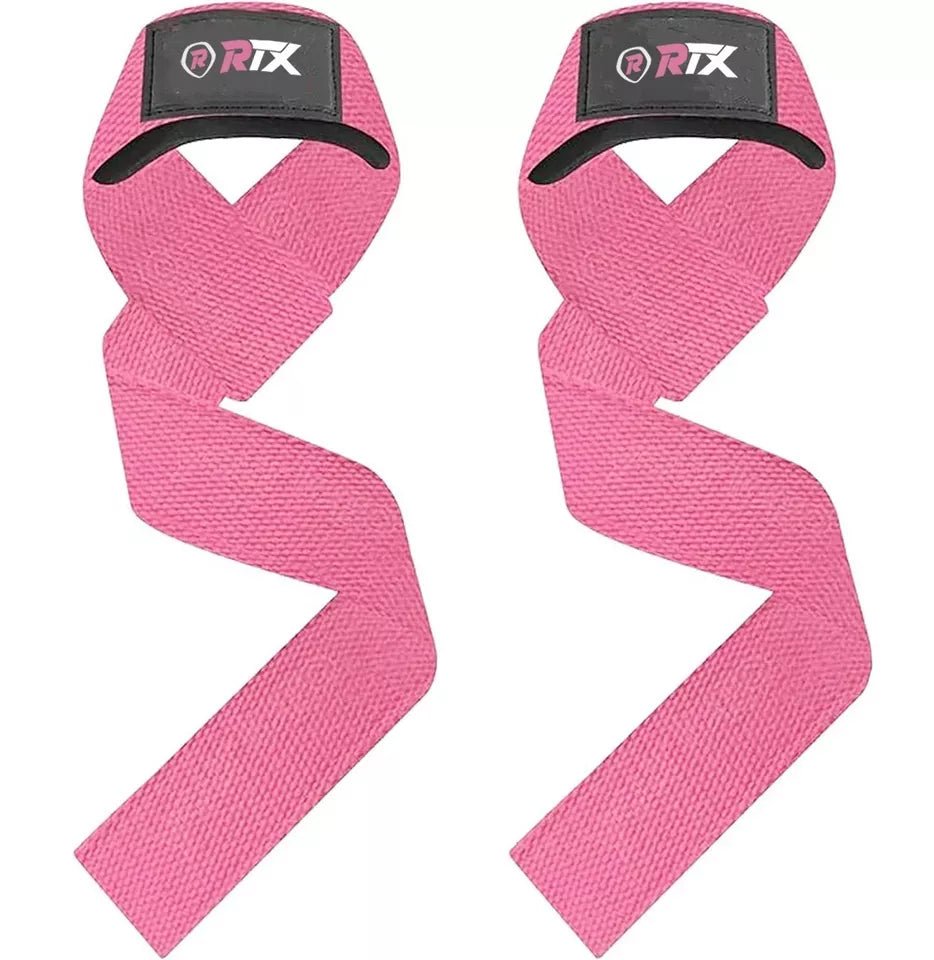 RTX Sports Weightlifting Straps| Wrist Support | Non - Slip Grip | Fitness
