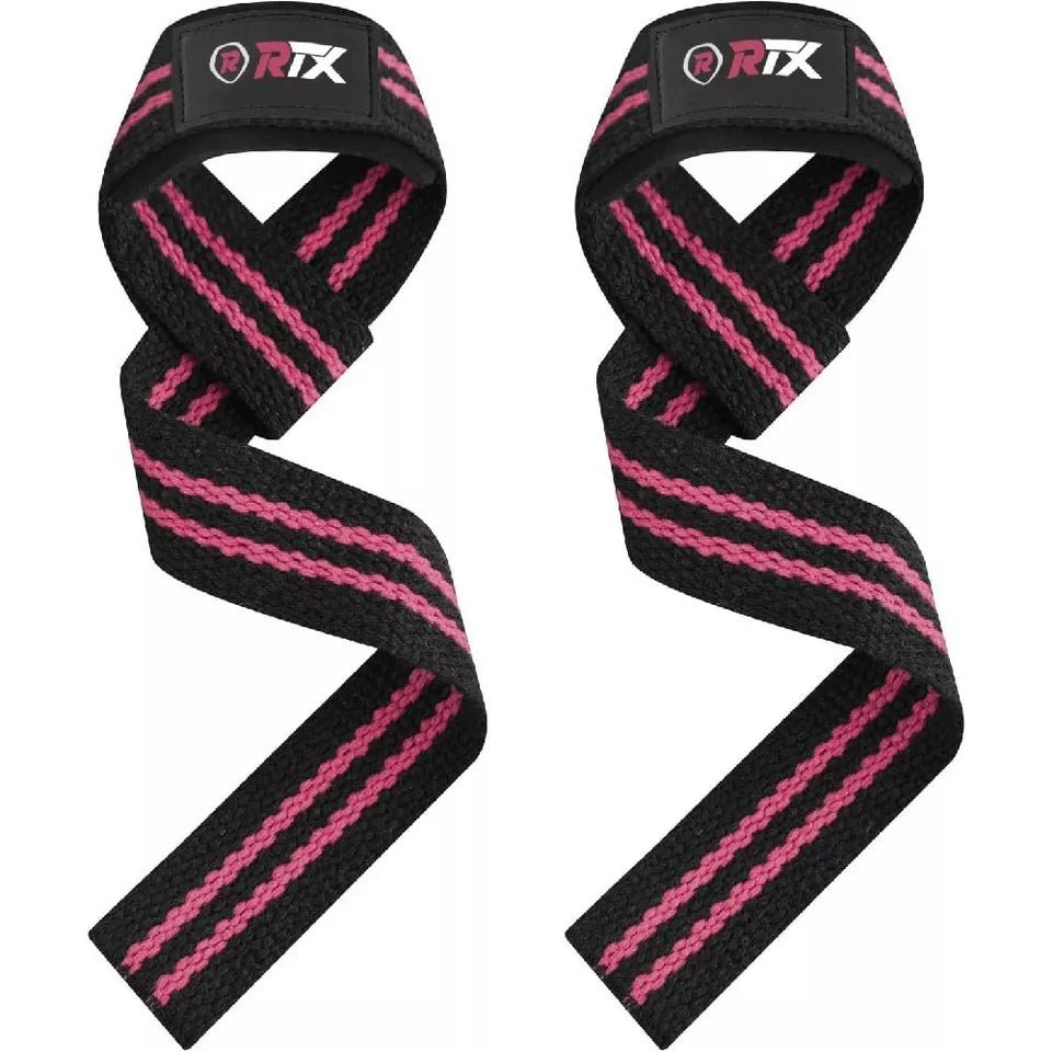 RTX Sports Weightlifting Straps| Wrist Support | Non - Slip Grip | Fitness