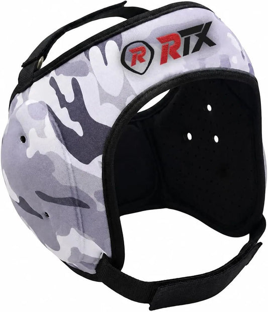 RTX Ear Protectors for Wrestling, Neoprene Ear Protection for Martial Arts, Head Protection for BJJ, MMA, Rugby & Jiu Jitsu, Padded Ear Protectors to Prevent Cauliflower Ear, Adjustable Protective Gear