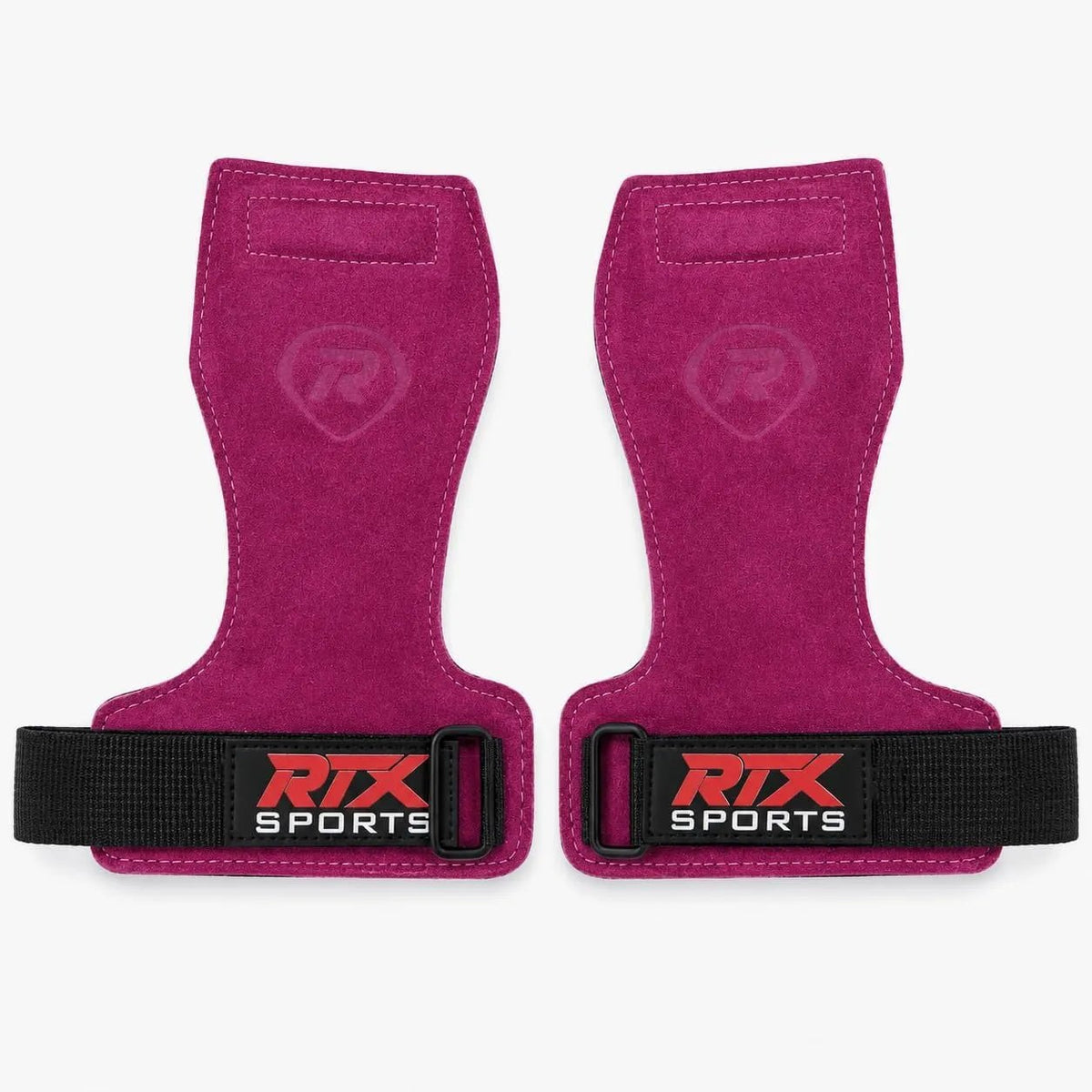 RTX Leder Zughilfen Krafttraining – Lifting Straps mit Premium Grip, Griffhilfe für Deadlift, Fitness & Gym, Handgelenkbandagen für & Gewichtheben, Damen & Herren, 1 Pair