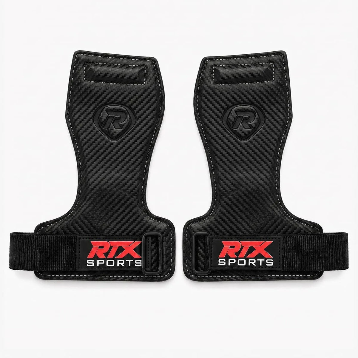 RTX Leder Zughilfen Krafttraining – Lifting Straps mit Premium Grip, Griffhilfe für Deadlift, Fitness & Gym, Handgelenkbandagen für & Gewichtheben, Damen & Herren, 1 Pair
