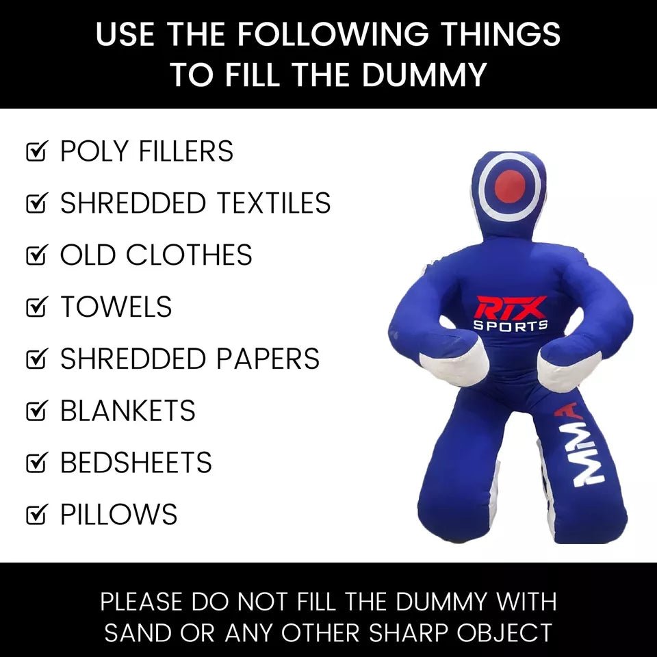 RTX MMA Grappling Dummy Brazilian Jiu Jitsu Submission Dummy Sitting (UNFILLED)