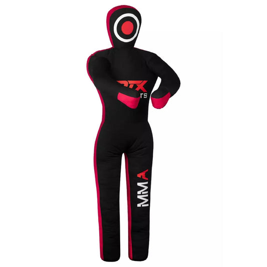 RTX Sports MMA Judo Grappling Dummy - Punch Bag - Standing Canvas Unfilled